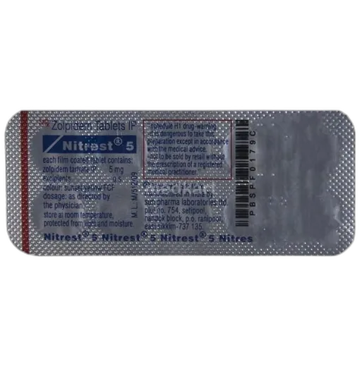 nitrest 5mg tablet 10's